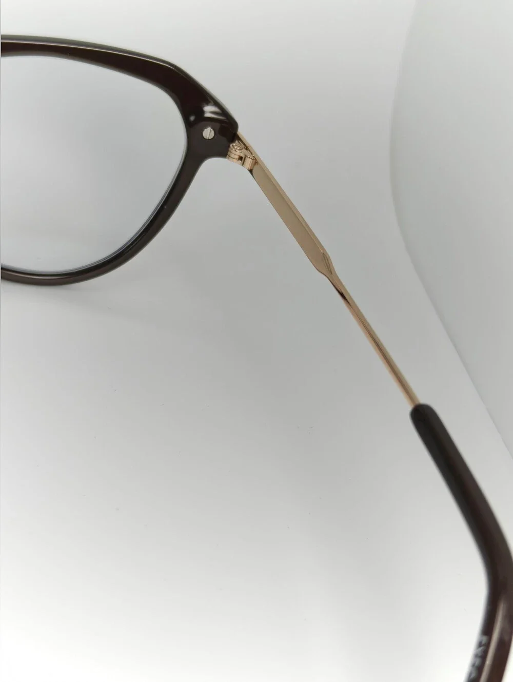 Exec. Classic Women's Deep Mocha Brown Cat-Eye Eyeglass Frames.